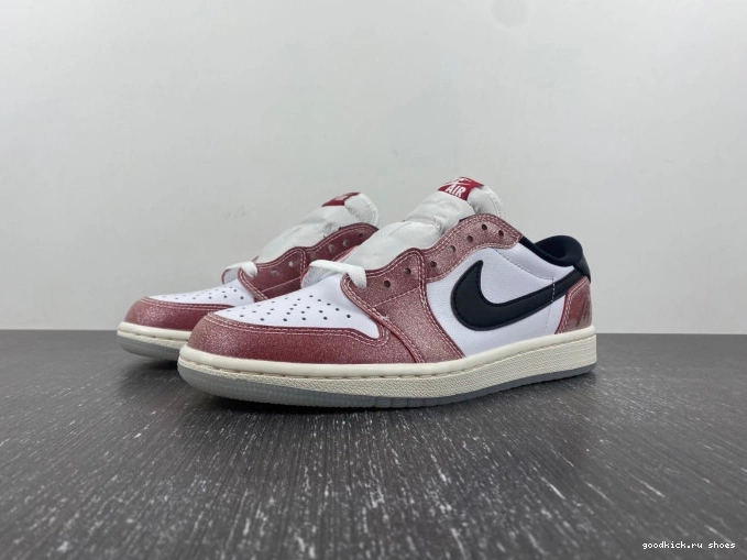 LOW 1 TROPHY 'RED AIR ROOM OG JORDAN BLACK' FN0432-017 X 0815